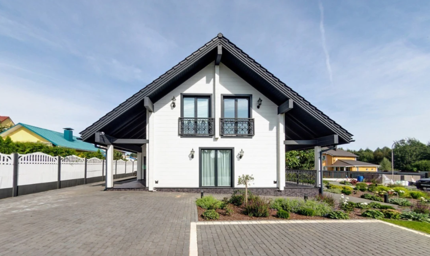 Строительство дома из двойного бруса